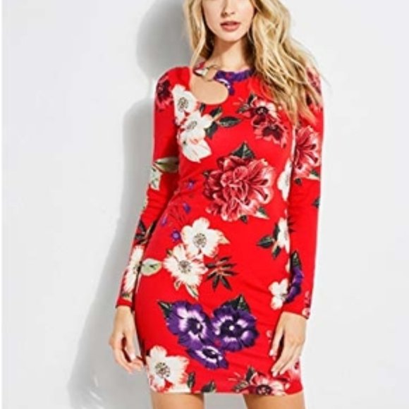 Guess Dresses & Skirts - GUESS Long Sleeve Sean Ring Dress. XL